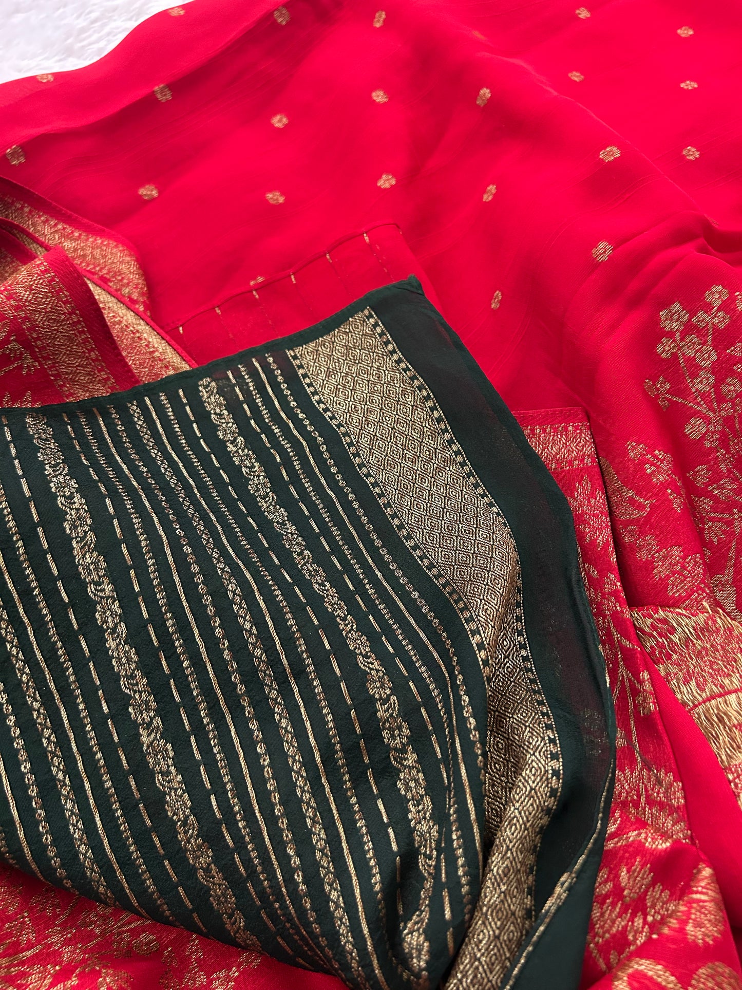 Premium Jute Tussar Fancy Saree-M14