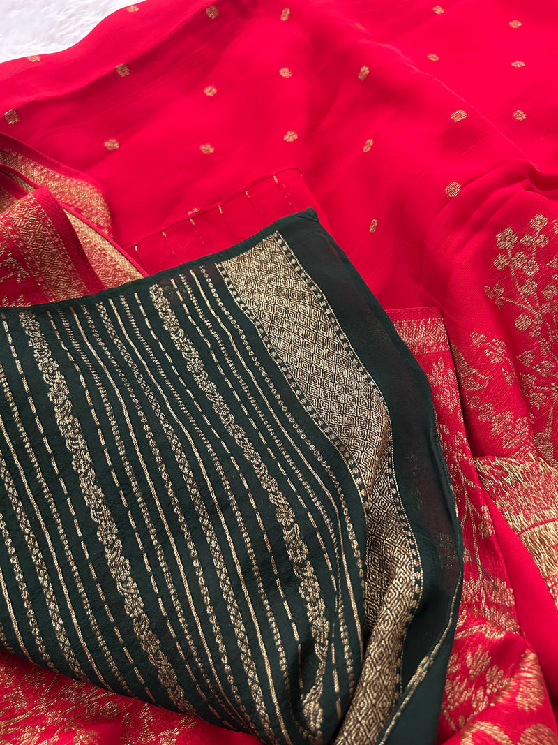Premium Jute Tussar Fancy Saree-M14