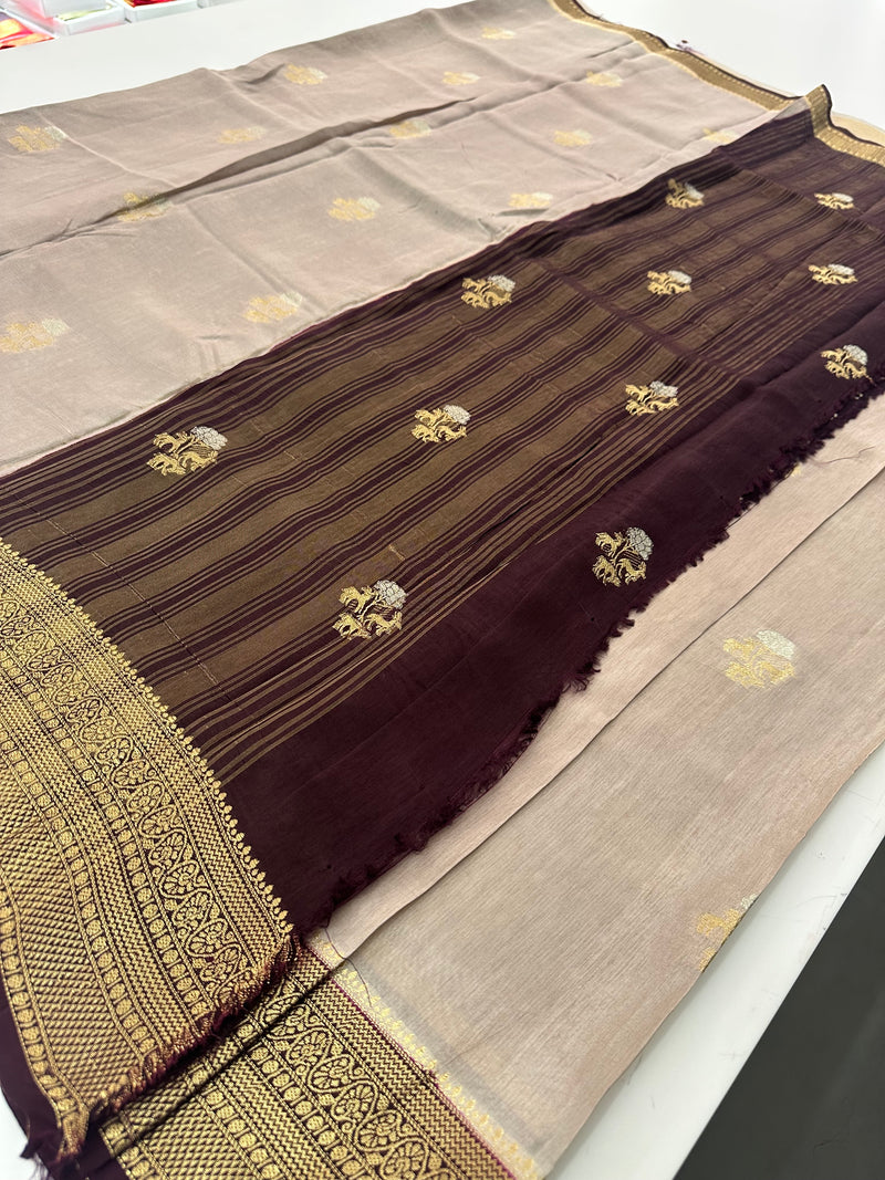 Premium Tussar Fancy Saree -AU6