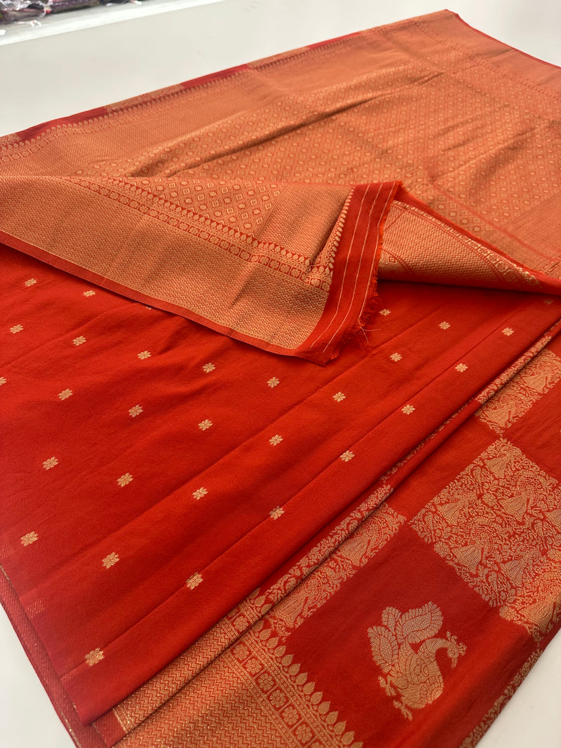 Banarsi Crape Silk-J29