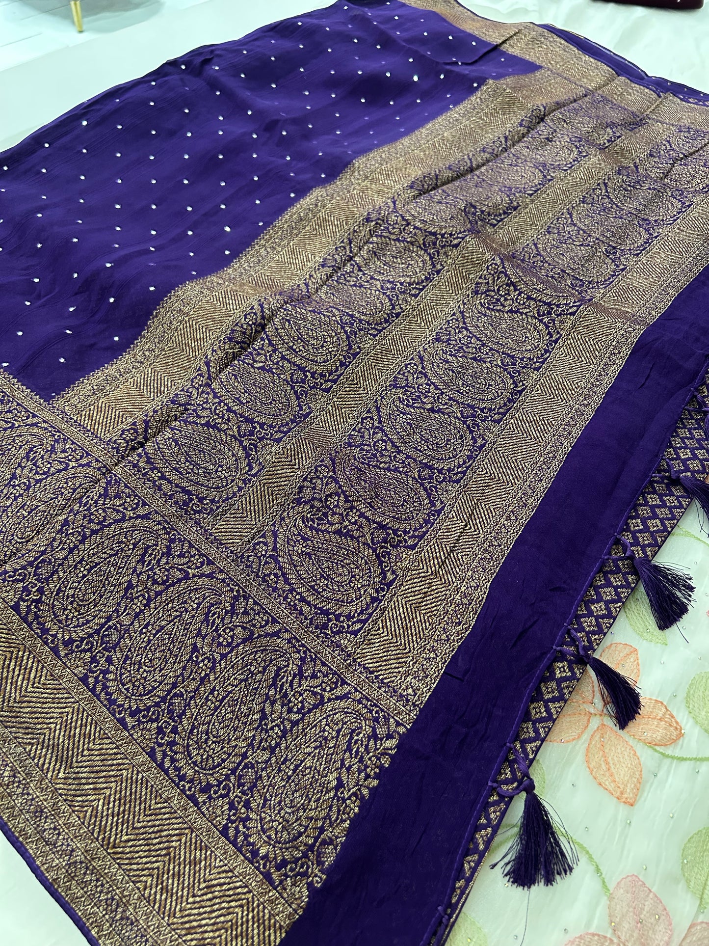 JUTE TUSSAR PREMIUM WITH MIRROR WORK-22