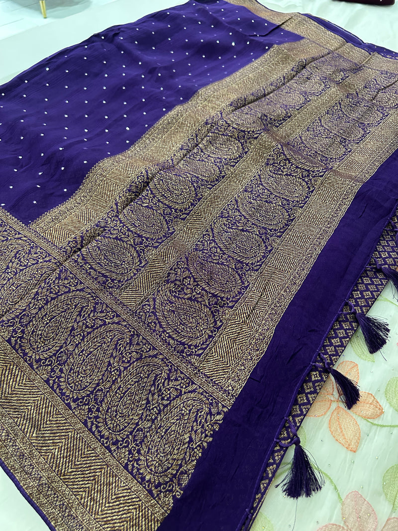 JUTE TUSSAR PREMIUM WITH MIRROR WORK-22