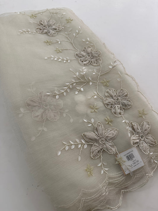 Organza Work Fancy Appliqué Work-M24
