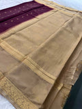 Semi Mysore Crape Silk saree-JU19