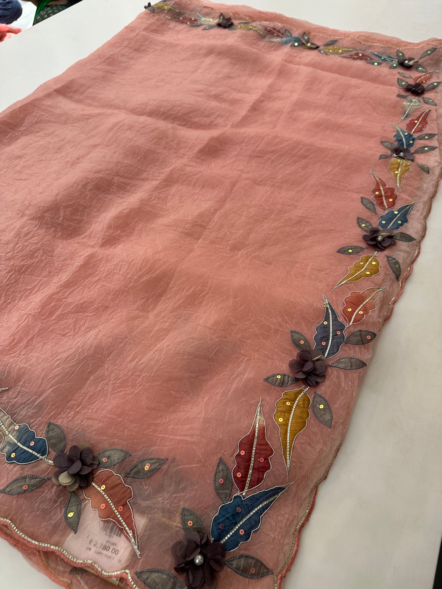 Organza Work Fancy Appliqué Work-M24