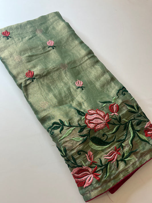 Designer Simmer Fancy Saree