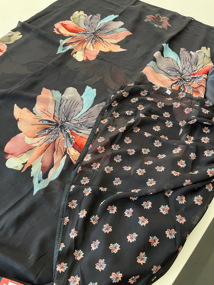 Crape Chiffon Small Butta