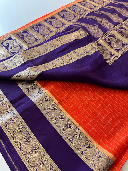 Banarasi Crape Vinrage Designer saree