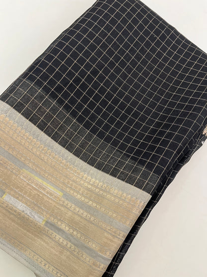 Crepe Chiffon Saree
