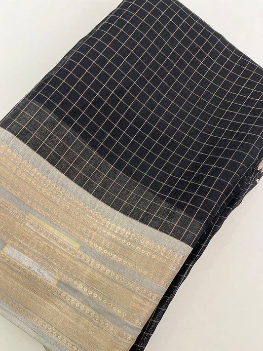 Crepe Chiffon Saree