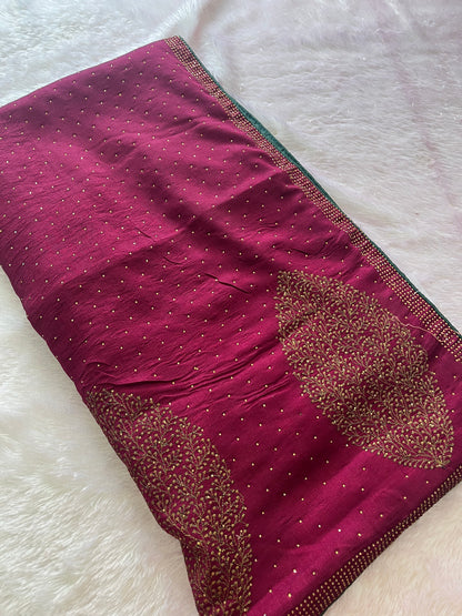 Tussar Work Fancy Saree
