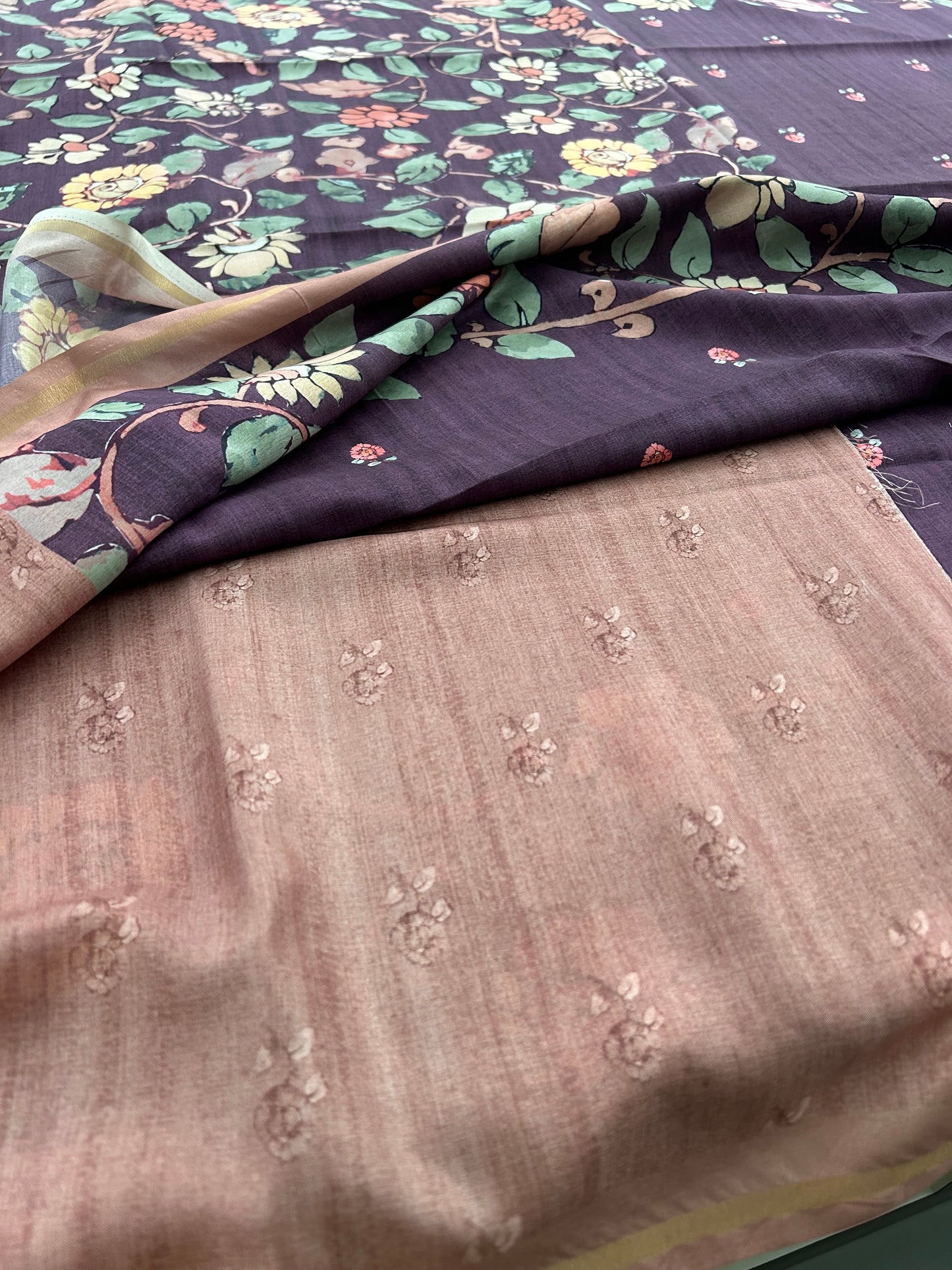 Tussar Printed Saree-M23