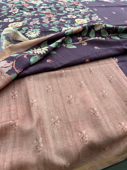 Tussar Printed Saree-M23