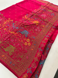 Full Weaving Pure Tussar Premium Designer Saree-J26