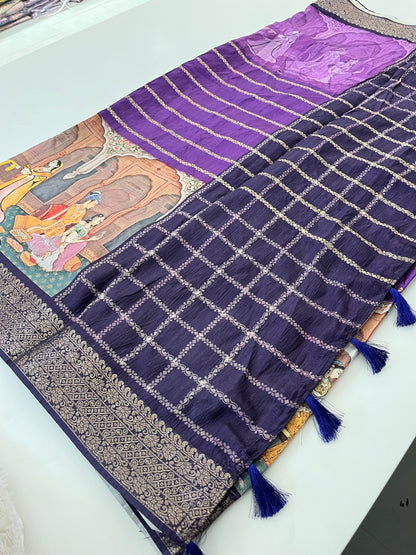 Crush Tussar  Designer