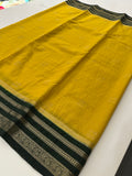 Semi Mysore Silk Checks Saree with Butta-AU16