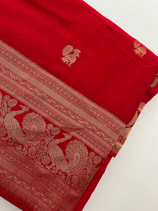 Ju4 Pure Satin Crepe Silk