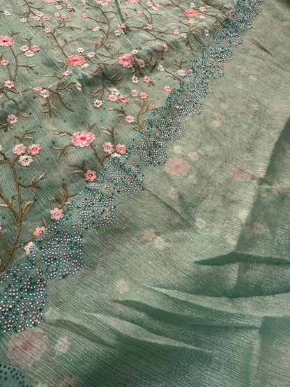 Embroidery Fancy Organza-M10