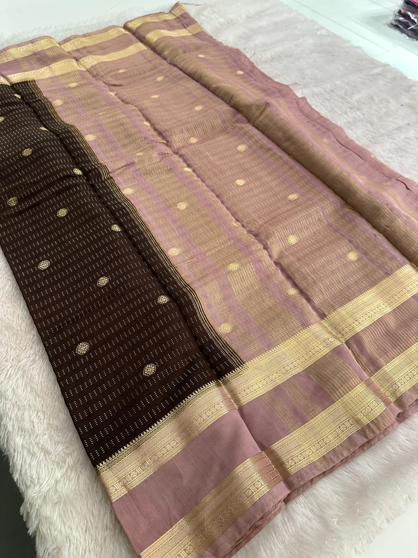 Soft Cotton Fancy Saree-M25