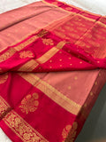 Semi Mysore Crape Silk saree-JU19