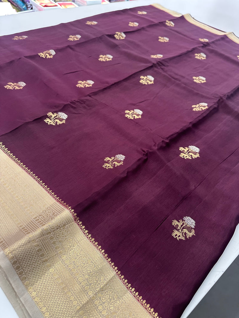 Premium Tussar Fancy Saree -AU6
