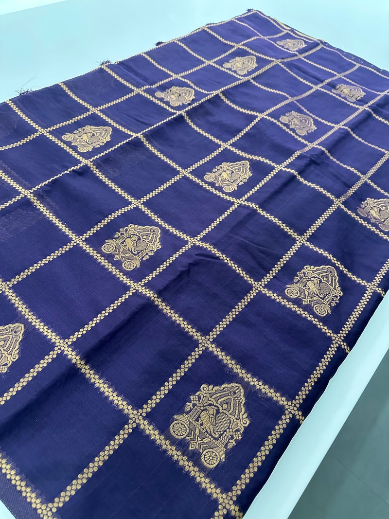 South Cotton Fancy Saree-JU28