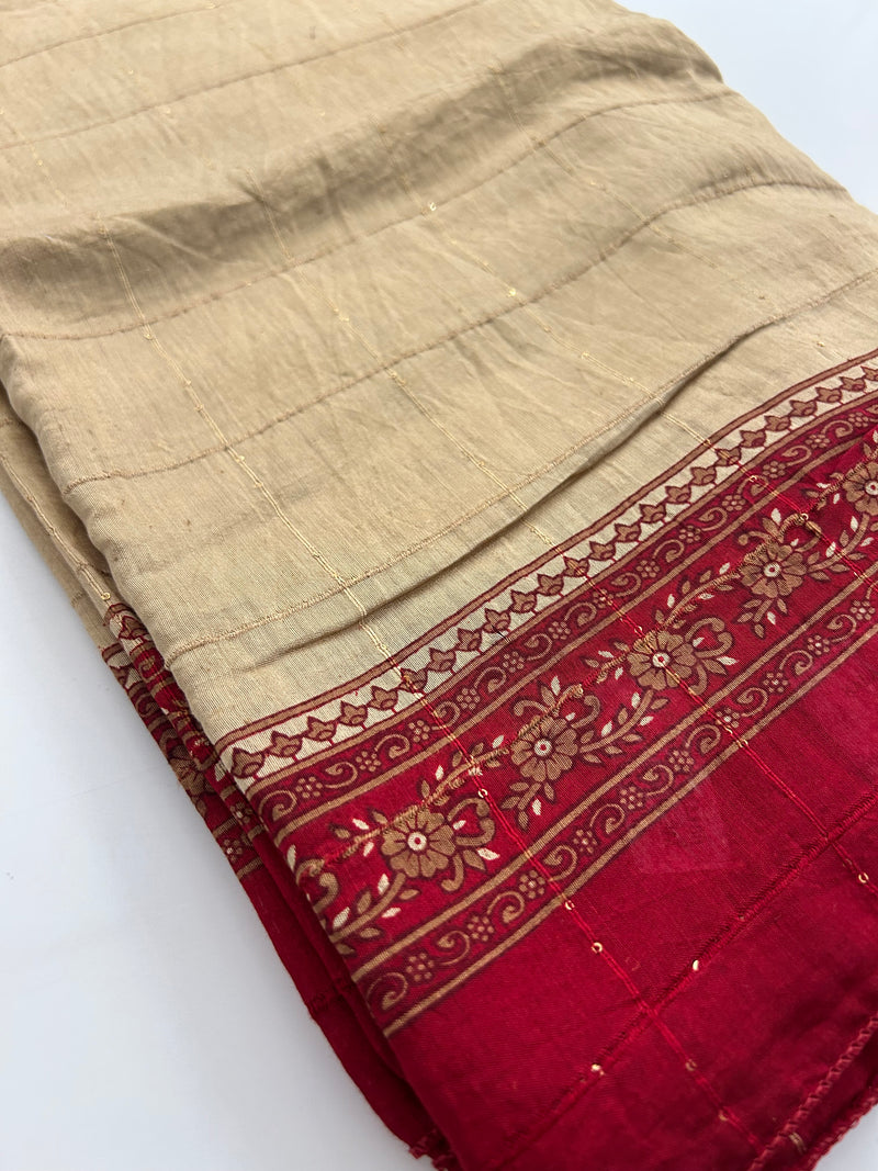Mul Cotton Saree -JU30