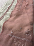 Work Organza Saree-JU12