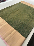 Kanchi Semi Silk Tissue Brocade-JU10