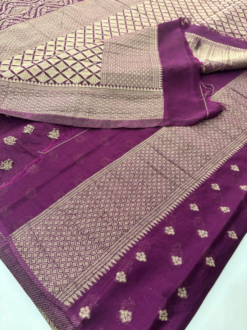 Brocade Crush Crape Georgette-J24