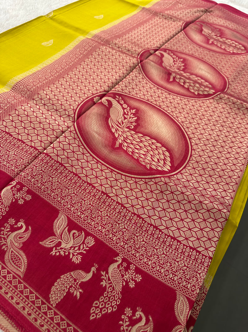 Banarasi Viscose Fancy Saree-JU10