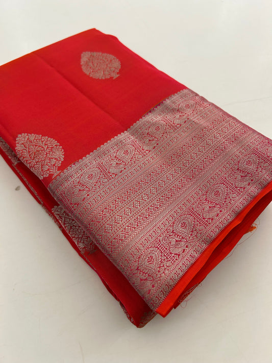 Pure mix silk saree