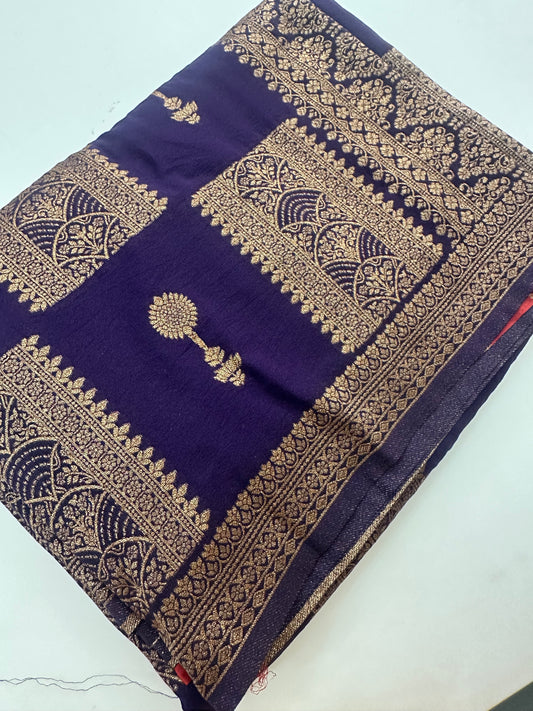Kalamkari Tussar Printed-M26