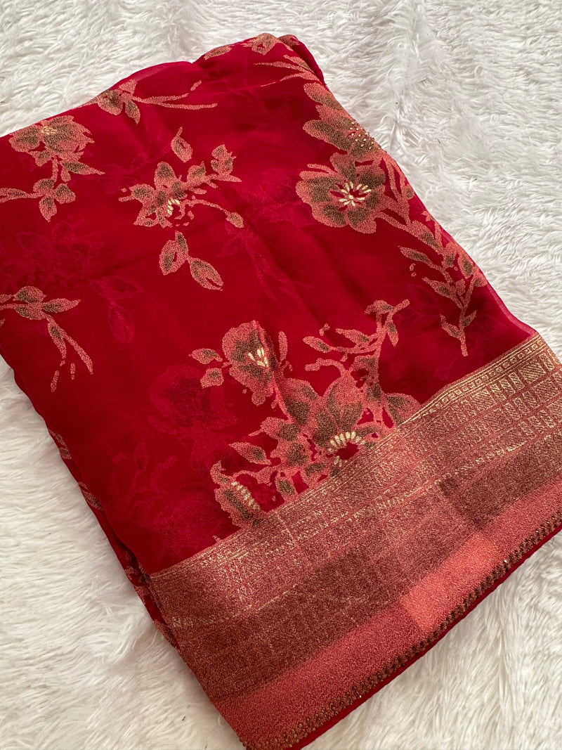 Brosso Fancy Saree New-JU3