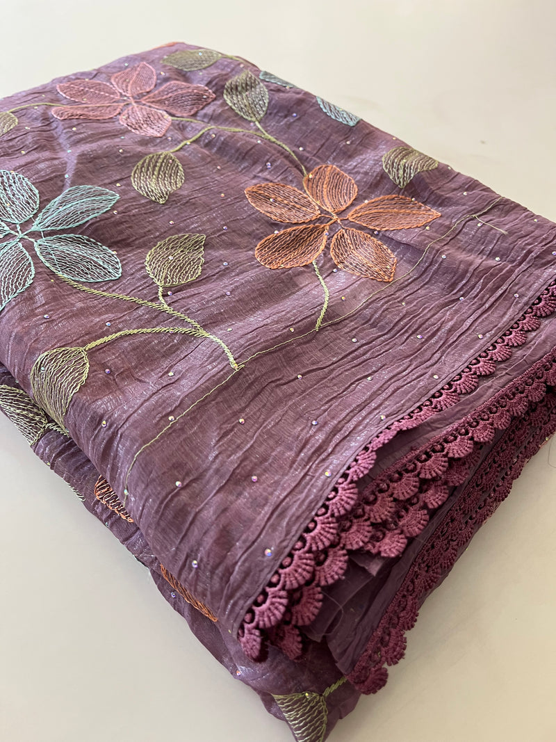 Soft Organza Saree-F4