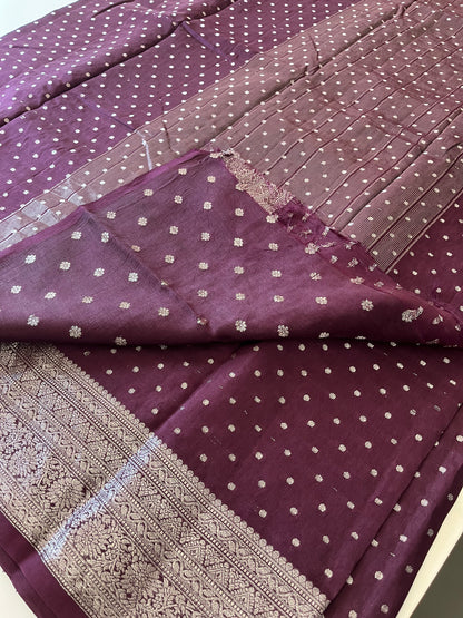 Silver Butties Banarasi Viscose