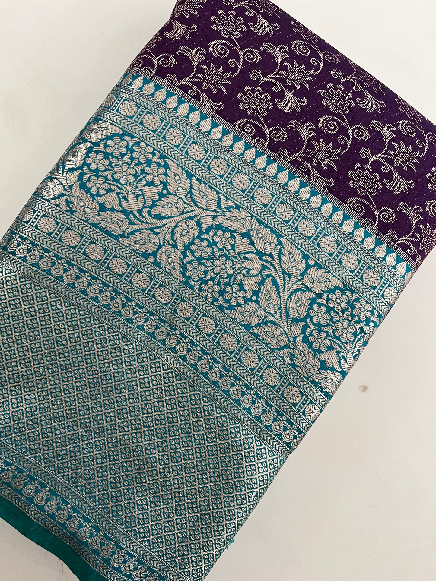 Semi Kanjeevaram  Tissue Silk Saree