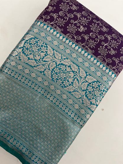 Semi Kanjeevaram  Tissue Silk Saree