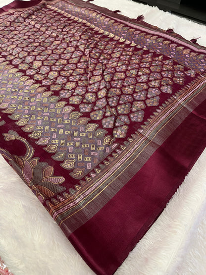 Linen chiffon