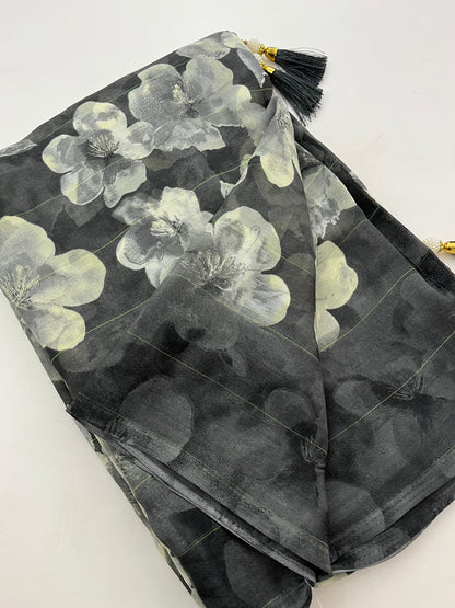 Printed chiffon