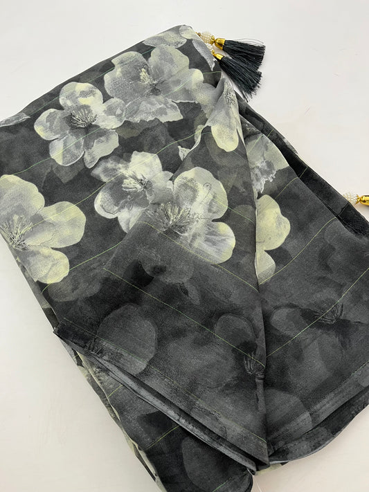 Printed chiffon