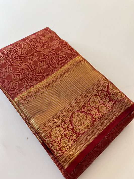 Kanchi semi silk brocade