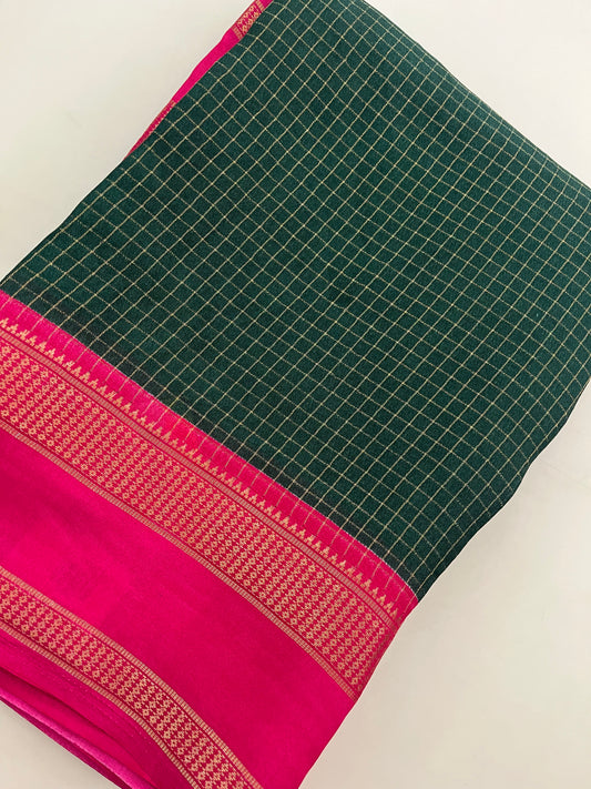 Crepe chiffon Saree