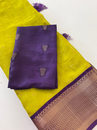 Moonga silk saree
