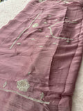 Soft Organza Silver Work-M12