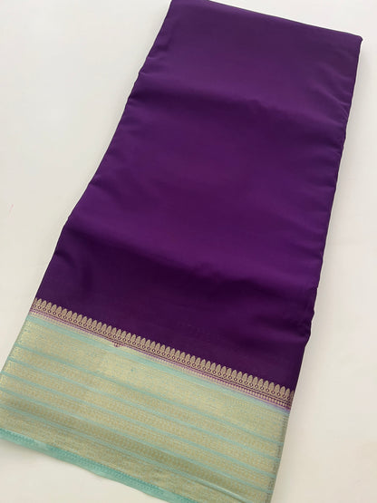 89 PREMIUM SEMI CRAPE MYSORE SILK SAREES