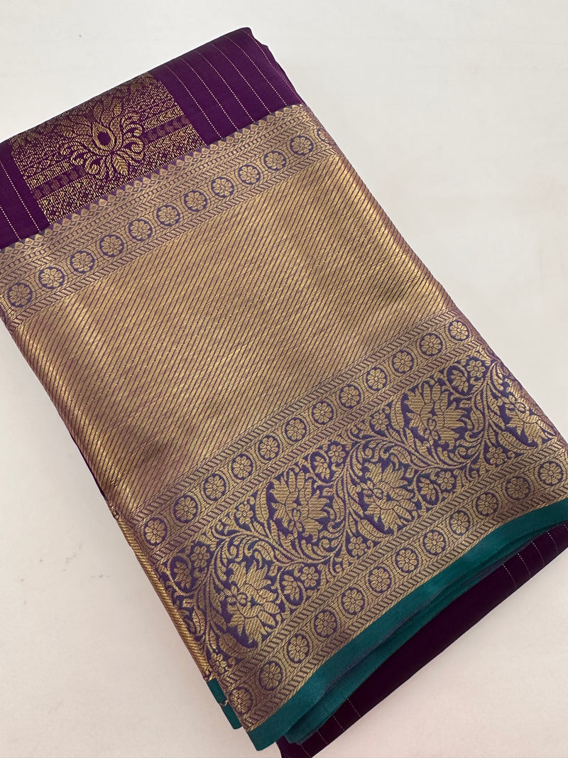 Semi Kanchi Silk Saree-J27