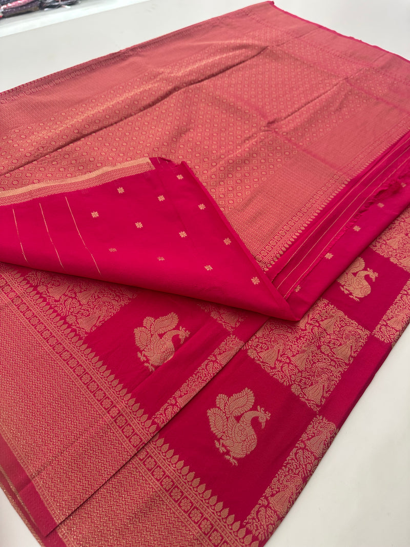 Banarsi Crape Silk-J29
