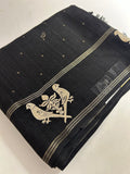 BLACK PREMIUM TUSSAR WORH GOLD WEAVING BUTTAS-M21