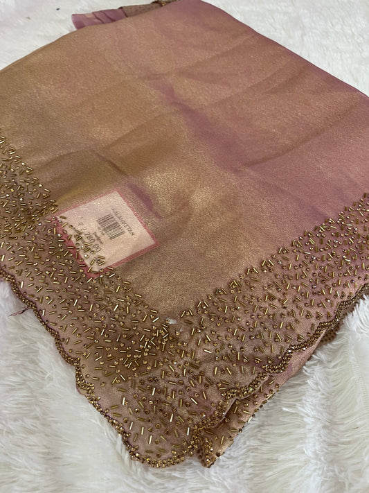 Tissue Organza Stone work border